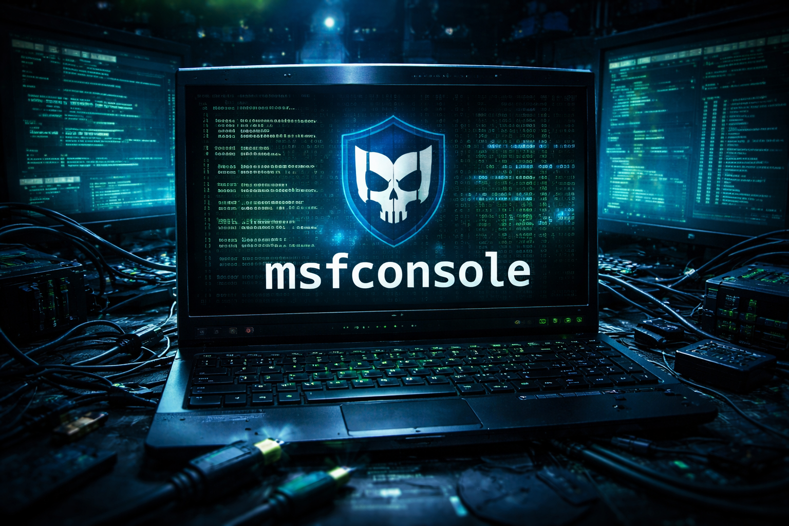 Cover for Exploiting Metasploitable2 Using msfconsole (Kali Linux Lab)